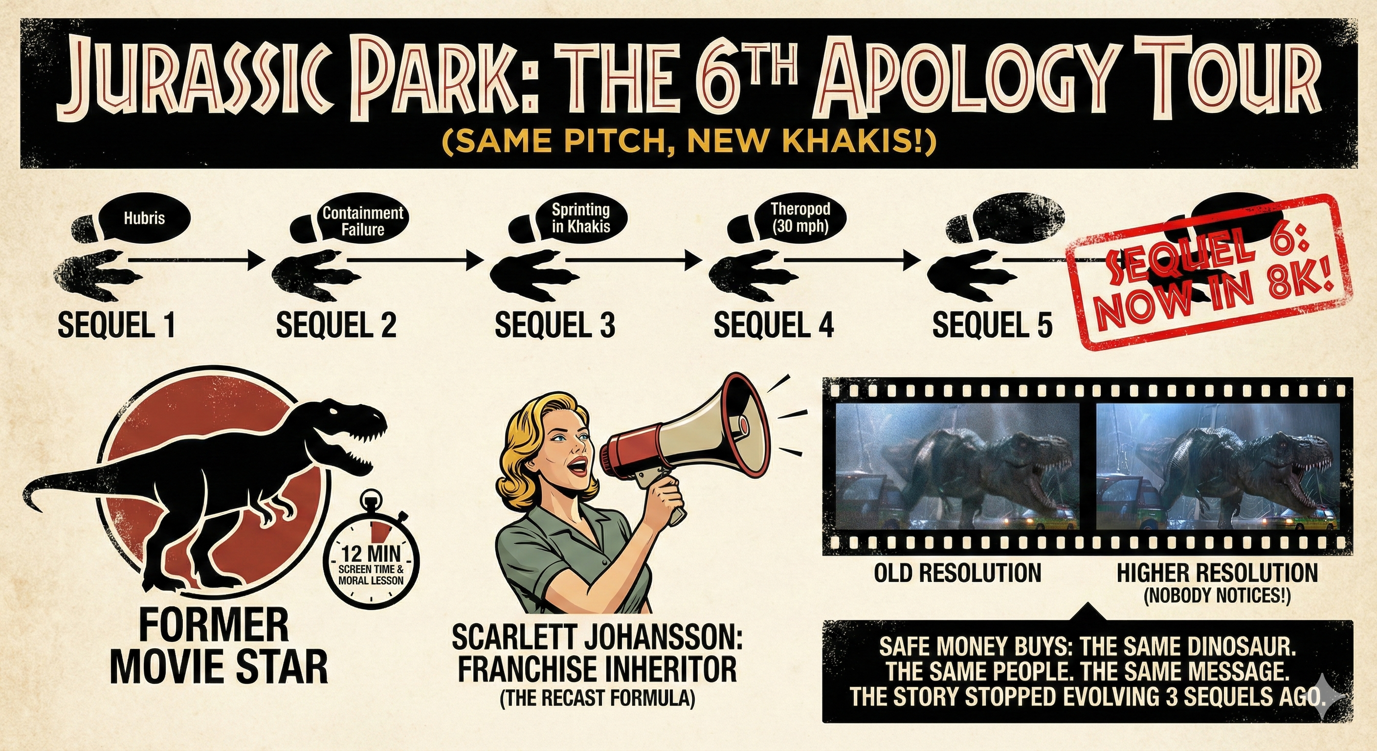 AI generated Jurassic Park scene